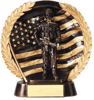 Military High Relief Resin Award